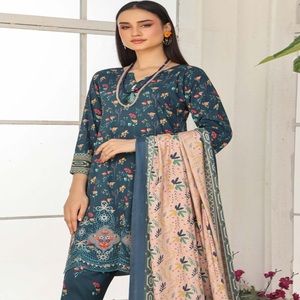 Salwar Kameez pakistaní listo para usar de marca para niñas, cosido de fábrica con bordado, ropa india y pakistaní, venta completa - Product Image 5