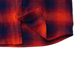 Camisa de Franela a Cuadros de Diseño Moderno para Hombre, Manga Larga, Casual, MOQ Bajo, 220g, Algodón Cepillado, Cuello Vuelto, Talla Americana - Product Image 6