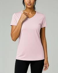 T-shirt de sport à séchage rapide pour femme, col en V, brodé, en maille douce, taille 2XL, couleur unie - Product Image 3