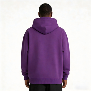 Sudadera con Capucha OEM de Invierno, Manga Larga, Forro Polar de Algodón, Personalizable con Logotipo Bordado e Impresión, Bolsillo Tipo Canguro - Product Image 4