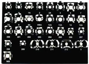 High Dental Rubber Dam Puncher Set Manual Stainless Steel Starter Kit Frame Punch Clamps CE ISO Certified By Grip Surgical - Product Image 2