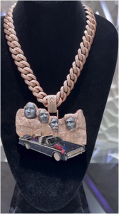 Colgante de Moissanita con Certificación GRA, Estilo Hip Hop, Forma de Coche, Plata Sólida 925, VVS, Joyería Iced Out, Pasa la Prueba del Diamante - Product Image 2