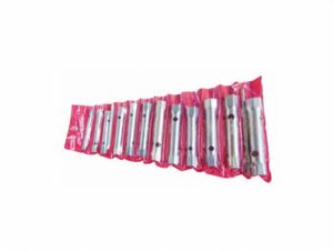 Industrial Grade Heavy Duty Steel Ring <b>Spanner</b> Set High Torque Double <b>End</b> <b>Open</b> OEM From India Exporter Best Price - Product Image 1