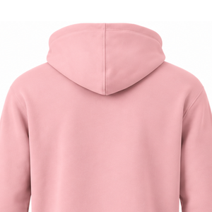 Men's Custom Blush PinkPullover <b>Hoodie</b> Fleece Sweatshirt Long Sleeve Regular Fit Drawstring Kangaroo Pocket Casual Sportwear OEM - Product Image 4