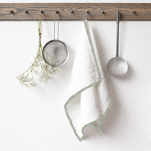 Toallas de Cocina 100% Algodón, Color y Tamaño Personalizados, Diseño de Color Sólido para Uso en la Cocina - Product Image 1