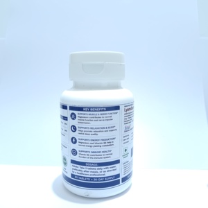 Cápsulas de Glicinato de Magnesio y Vitamina B6 para la Relajación Muscular y el Apoyo a la Salud del Corazón, Fórmula para el Bienestar - Product Image 4