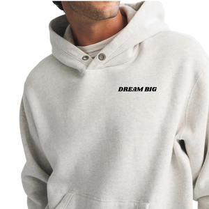 Sweat à capuche unisexe blanc personnalisé en molleton 100 % coton, coupe oversize avec poche, logo discret sur la poitrine, écologique et de qualité supérieure - Product Image 6