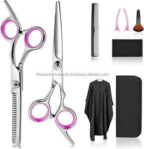 Ciseaux professionnels pour cheveux, lame affûtée, ciseaux pour barbe et moustache, dernier design, vis réglable pour salons et usage domestique par LCI - Product Image 5