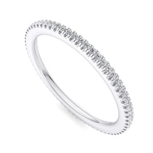 Anillo de oro rosa, oro blanco y oro amarillo de primera calidad, certificado por IGI, con diamante de corte brillante redondo, joyería fina, anillo de compromiso. - Product Image 3