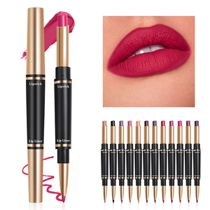 2-in-1 Lipstick & <b>Lip</b> Liner, 12 Colors Long-Lasting Matte Lipstick with Built-In <b>Lip</b> Liner - Product Image 5