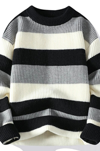 Best Selling OEM Sweater Long Sleeve Knitwear O Neck Pullover Men Clothes Fashion Knitted Men Sweater - Product Image 6