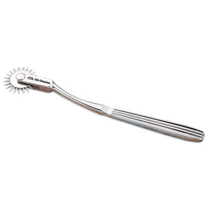 Test Nerve Sensitivity Steel Roll for Healthcare Providers 7 1/2 Inch Wartenberg Pinwheel Handle with Textured Grip - Product Image 1