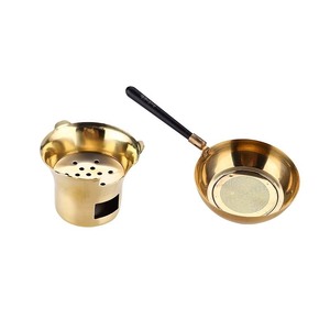 Trending Brass <b>Colander</b> <b>Strainer</b> With Long Handle Multifunction Kitchen Tool For Straining Food - Product Image 3