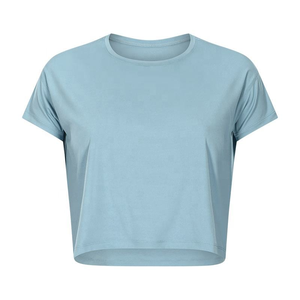 Wholesale High Quality Most Popular Design Summer Women's T-Shirt Customized Organic Cotton Breathable Short Sleeve <b>crop</b> <b>top</b> - Product Image 2