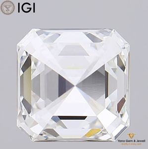 Excellent diamant de laboratoire CVD de 2,50 carats, taille Asscher, couleur F, clarté VVS2, avec certificat IGI, pour créer vos bijoux de rêve - Product Image 5