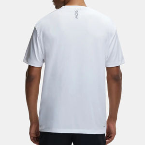 เสื้อยืดคอตตอนแท้ 100% ทรงโอเวอร์ไซส์ ไหล่ตก คุณภาพสูง เนื้อผ้าเจอร์ซีย์ระบายอากาศดี สกรีนโลโก้ได้ แขนสั้น ทรงหลวม สีดำล้วน - Product Image 5