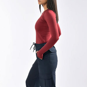 Gym Manufacturer <b>Long</b> <b>Sleeve</b> Shirt Women Workout Wear Compression <b>Long</b> <b>Sleeve</b> Design Quick Dry Top Yoga Wear Running Shirt - Product Image 2