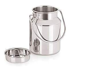 Top Selling Modern Anti-Leak Liquid <b>Storage</b> <b>Container</b> Cover Long Swivel Handle Stainless Steel Portable Milk Can Pail - Product Image 3