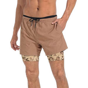 Shorts de sport pour homme, extensibles, respirants et anti-transpiration, pour l'entraînement, la course et les sports. - Product Image 3