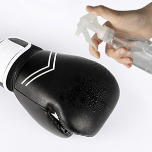 Gants de boxe en cuir noir avec fermeture Velcro, fabricant de gants de boxe haut de gamme, fournisseur en gros de gants de boxe, sur mesure - Product Image 3