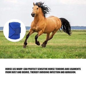Nuevas vendas para patas de caballo de material ecológico, duraderas, impermeables, transpirables, de forro polar, para el cuidado equino. - Product Image 4