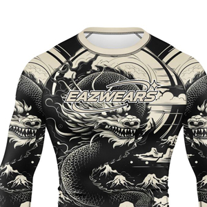 Custom Printed Long Sleeve MMA Rash Guard Sublimation <b>Compression</b> <b>Shirt</b> Durable Training Sports Apparel <b>Compression</b> <b>Shirts</b> <b>Mens</b> - Product Image 5