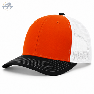 Gorra Trucker Vintage Personalizada de 6 Paneles en Marrón y Blanco, Directo de Fábrica, Unisex, Transpirable, con Malla Exterior y Cierre a Presión - Product Image 3