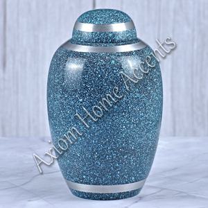 Urna de cremación de aluminio hecha a mano con estética moderna hermosa urna de tributo por Axiom Home Accents - Product Image 3