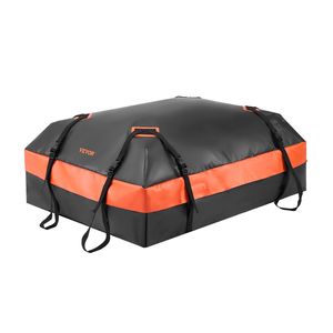 Bolsa de Equipaje para Techo de Coche 100% Impermeable, Resistente, de PVC 840D, 15 Pies Cúbicos, Caja Portaequipajes para Techo de Coche - Product Image 1