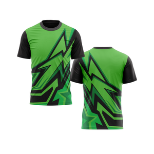 Maillot de football personnalisé vert et noir avec sublimation, maillot d'équipe de football - Product Image 1