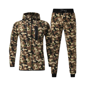 Conjunto Deportivo Sublimado para Hombre con Pantalones de Cintura Ajustable, Chaqueta con Capucha Elegante y Ropa Deportiva Cómoda - Product Image 1