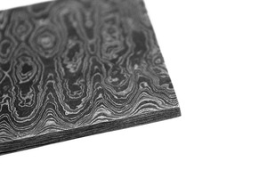 Lame de couteau droite en acier Damas, vierge, de type Biller Bar, pour fabrication artisanale - Personnalisable ODM/OEM, qualité industrielle DIY, 3mm, 10 pouces - Product Image 3