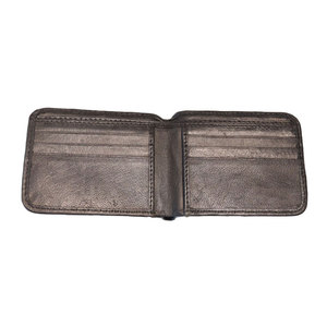 Portefeuille en cuir de vachette véritable pour homme, portefeuille en cuir à poils, fabrication artisanale, design fin, portefeuille à double pli, cuir de haute qualité - Product Image 3