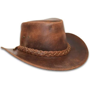 Cowboy <b>Hats</b> for Men and Women Cowboy Style Outback <b>Hat</b> with Buckle <b>Band</b> Four Seasons Use Customizable Design - Product Image 1