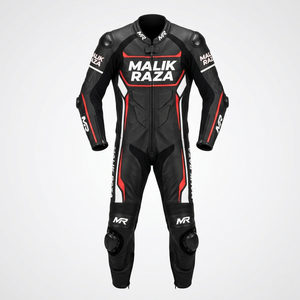Combinaison de moto en cuir de vachette homologuée CE, équipement de course professionnel une pièce, vêtements de protection moto personnalisés - Product Image 1