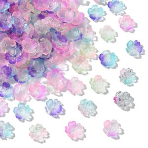 Cuentas Redondas de Resina Acrílica Multicolor Brillante de 14mm, Separadores Sueltos para Manualidades y Joyería DIY - Product Image 4