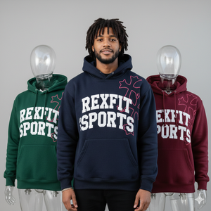 Sudaderas con Capucha y Cremallera para Hombre, las Más Demandadas por los Clientes, con Logotipo Serigrafiado, 100% Algodón Felpa, Estilo Urbano Unisex - Product Image 1