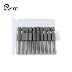 Juego de 10 Puntas de Destornillador de Alta Calidad con Acabado de Fosfato de Zinc, con Estuche Rígido, Personalizable OEM, Marca MRM, Origen Taiwán - Product Image 2