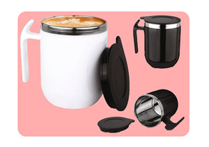 Taza de Café de Viaje Personalizada de Acero con Tapa - Regalo Promocional Duradero y Reutilizable para el Día de la Madre, Navidad y Graduación - Product Image 4