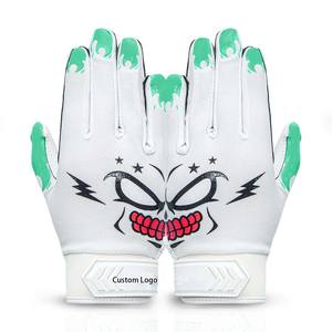Guantes de Fútbol Americano Profesionales Personalizados Antideslizantes Super Prippy con Palma de Silicona Adhesiva para Niños/Adultos - Product Image 4