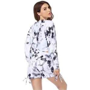 ชุดเซ็ตฤดูร้อนสองชิ้นลายมัดย้อมสุดฮิต เนื้อผ้านุ่มเบาสบาย ระบายอากาศได้ดี ทรงหลวมใส่สบาย เหมาะสำหรับผู้หญิง - Product Image 3