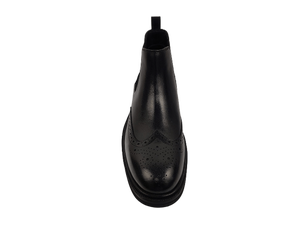 Zapatos Oxford de Vestir para Hombre, de Piel Genuina Negra, con Cordones, Punta en Pico, Estilo Penny, para Oficina y Carrera Profesional, Color Sólido, Suela de Goma - Product Image 2
