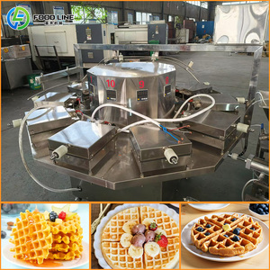 Gaufrier rotatif grande capacité avec revêtement antiadhésif et contrôle de température pour petit-déjeuner - Product Image 6