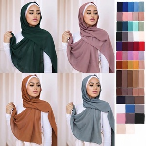 Custom Plain Lightweight <b>Scarf</b> Fabric Supplier Soft Cotton Viscose Polyester OEM ODM Bulk Export Europe Israel Islands - Product Image 6