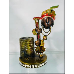 Soporte para Músico de Metal Estilo Art Deco SwamiG Tradex, Diseño Desmontable, Hecho a Mano, Multifuncional para Sala de Estar, para Diwali, Jubilación - Product Image 2