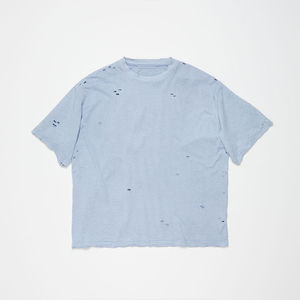 Camisetas Lisas Desgastadas de Moda, 100% Algodón, Ligeras, Estilo Urbano, con Impresión de Logotipo Personalizado - Product Image 5