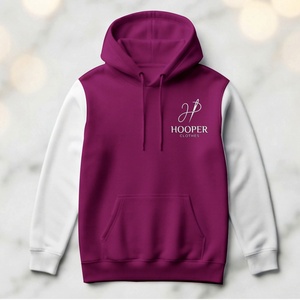 Sweat à capuche pour homme Hooper, tendance, durable, blanc-violet, respirant, séchage rapide, impression par sublimation - Product Image 5