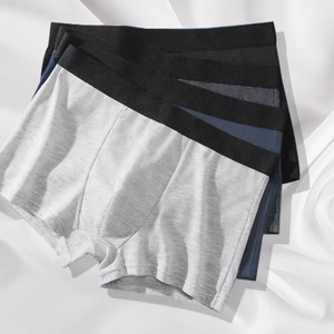 Calzoncillos bóxer de compresión de algodón de secado rápido para hombre, ropa interior deportiva de alto rendimiento, proveedor OEM, venta al por mayor, el más vendido - Product Image 2