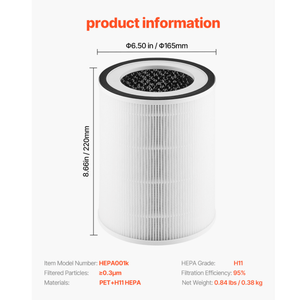 Cartuccia Filtro HEPA H11 Originale 2-in-1 per Purificatore d'Aria, Ricambio Singolo in Vendita - Product Image 1