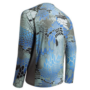 Outdoor Latest Comfortable Soft Fishing Shirts Custom <b>Sunscreen</b> Lightweight Long Sleeve Men - Product Image 6